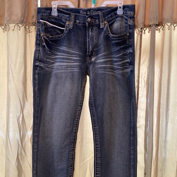 Euc Axe Crown Jeans Straight Slim Fit 